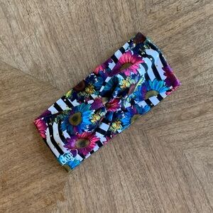 Peachy Athletic Sunflower Stripe Headband